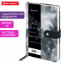 Ежедневник недатированный А5 138х213 мм BRAUBERG Nebula, под кожу, застежка, 160 л., черный, 116235