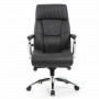 Кресло офисное BRABIX PREMIUM Phaeton EX-502, натуральная кожа, хром, черное, 530882