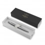 Ручка шариковая PARKER Jotter Core Stainless Steel CT, корпус серебристый, хромированные детали, синяя, 1953170