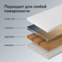 Коврик-подкладка настольный для письма 500х1200 мм, прозрачный матовый, 1,2 мм, BRAUBERG, 237374