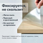 Коврик-подкладка настольный для письма 500х1200 мм, прозрачный матовый, 1,2 мм, BRAUBERG, 237374