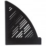 Лоток вертикальный для бумаг BRAUBERG Standard+, 250х90х300 мм, черный, 237224