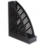 Лоток вертикальный для бумаг BRAUBERG Standard+, 250х90х300 мм, черный, 237224