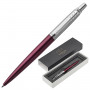 Ручка шариковая PARKER Jotter Core Portobello Purple CT, корпус пурпурный, хромированные детали, синяя, 1953192