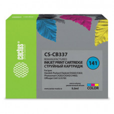Картридж струйный CACTUS (CS-CB337) для HP C4283/C4383/Officejet J5783/D4263, цветной, 10,2 мл