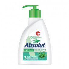 Мыло жидкое антибактериальное 250 мл ABSOLUT (Абсолют) Алоэ, дозатор, не содержит триклозан, 5064, 5009, 5064