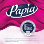 Бумага туалетная быт., спайка 4 шт., 4-слойная (4х16 м), PAPIA DELUXE, белая, 5062185