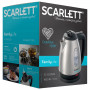 Чайник SCARLETT SC - EK21S20, 1,8 л, 1600 Вт, закрытый нагревательный элемент, сталь