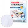 Папки-файлы перфорированные А4 BRAUBERG STANDARD, КОМПЛЕКТ 100 шт., матовые, 40 мкм, 229660