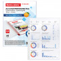 Папки-файлы перфорированные А4 BRAUBERG STANDARD, КОМПЛЕКТ 100 шт., матовые, 40 мкм, 229660
