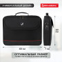Сумка деловая BRAUBERG Profi, 30х40х7 см, отделение для планшета и ноутбука 15,6, ткань, черная, 240441