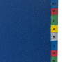 Разделитель пластиковый BRAUBERG, А4, 20 листов, алфавитный А-Я, оглавление, цветной, РОССИЯ, 225615