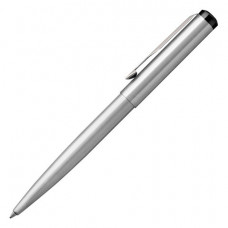 Ручка шариковая PARKER Vector Stainless Steel CT, корпус серебристый, детали из нержавеющей стали, синяя, 2025445