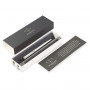 Ручка шариковая PARKER Vector Stainless Steel CT, корпус серебристый, детали из нержавеющей стали, синяя, 2025445