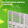 Лоток вертикальный для бумаг STAFF, 242х160х285 мм, 3 отделения, сетчатый, сборный, серый, 237294