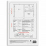 Папка для черчения БОЛЬШОГО ФОРМАТА (297х420 мм) А3, 10 л., 200 г/м2, без рамки, ватман ГОЗНАК КБФ, BRAUBERG, 129226