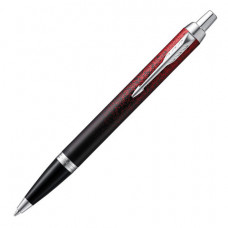 Ручка шариковая PARKER IM Red Ignite CT, корпус черный матовый, хромированные детали, синяя, 2074031