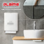 Полотенца бумажные 200 шт., LAIMA (Система H2), PREMIUM, 2-слойные, белые, КОМПЛЕКТ 21 пачка, 24х21,6, Z-сложение, 111339