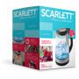 Чайник SCARLETT SC-EK27G19, 2,2 л, 2200 Вт, закрытый нагревательный элемент, стекло, черный, SC - EK27G19