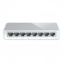 Коммутатор TP-LINK TL-SF1008D, 8RJ45, LAN 10/100 Мбит/с, проводной