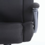 Кресло офисное BRABIX PREMIUM Solid HD-005, НАГРУЗКА до 180 кг, ткань, черное, 531822