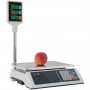 Весы торговые MERCURY M-ER 327P-15.2 LCD (0,05-15 кг), дискретность 2 г, платформа 325x230 мм, со стойкой
