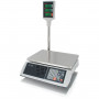 Весы торговые MERCURY M-ER 327P-15.2 LCD (0,05-15 кг), дискретность 2 г, платформа 325x230 мм, со стойкой