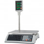 Весы торговые MERCURY M-ER 327P-15.2 LCD (0,05-15 кг), дискретность 2 г, платформа 325x230 мм, со стойкой