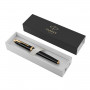Ручка-роллер PARKER IM Core Black Lacquer GT, корпус черный глянцевый лак, позолоченные детали, черная, 1931659