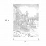 Холст на картоне с контуром BRAUBERG ART CLASSIC ПРИЧАЛ, 30х40 см, грунтованный, хлопок, 191544
