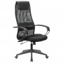 Кресло офисное BRABIX PREMIUM Stalker EX-608 PL, ткань-сетка/кожзам, черное, 532090