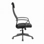 Кресло офисное BRABIX PREMIUM Stalker EX-608 PL, ткань-сетка/кожзам, черное, 532090