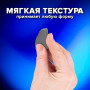Ластик-клячка BRAUBERG ART CLASSIC 40х36х10 мм, супермягкий, серый, натуральный каучук, 228064