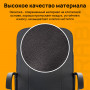 Кресло офисное BRABIX Simple EX-521, компактная упаковка, экокожа, черное, 532103