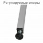 Скамья деревянная на металлокаркасе СТ 3, 1500х350х460 мм, каркас металлический серый, сиденье дерево