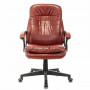 Кресло офисное BRABIX PREMIUM Omega EX-589, экокожа, коричневое, 532096