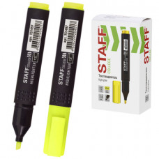 Текстовыделитель STAFF STICK, ЖЕЛТЫЙ, 1-4 мм, 151497