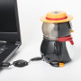 Точилка электрическая BRAUBERG Пингвин, питание от USB/4 батареек АА, 223569