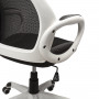 Кресло офисное BRABIX PREMIUM Genesis EX-517, пластик белый, ткань/экокожа/сетка черная, 531573
