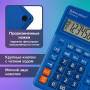 Калькулятор настольный BRAUBERG EXTRA-12-BU (206x155 мм), 12 разрядов, двойное питание, СИНИЙ, 250482