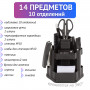 Канцелярский набор STAFF Офисный, 14 предметов, офисный, вращающаяся конструкция, 230746