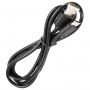 Кабель USB 2.0 AM-TypeC, 1 м, RED LINE, для подключения портативных устройств и периферии, черный, УТ000010553