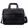 Сумка деловая BRAUBERG Dandy, 31х41х15 см, отделение для планшета и ноутбука 15,6, кожзам, черная, 240511
