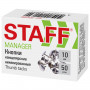 Кнопки канцелярские STAFF Manager, металлические, никелированные, 10 мм, 50 шт., в картонной коробке, 225286