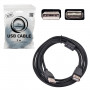 Кабель-удлинитель USB 2.0, 3 м, CABLEXPERT, M-F, 1 фильтр, для подключения периферии, CCF-USB2-AMAF10