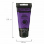 Краска акриловая художественная BRAUBERG ART CLASSIC, туба 75 мл, фиолетовая средняя, 191088