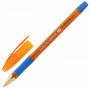 Ручка шариковая масляная с грипом BRAUBERG Model-XL ORANGE, СИНЯЯ, узел 0,7 мм, линия 0,35 мм, 143246