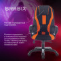 Кресло компьютерное BRABIX PREMIUM Rapid GM-102, НАГРУЗКА 180 кг, экокожа/ткань, черно/оранжевое, 532420, GM-102_532420