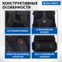 Рюкзак BRAUBERG Flagman, 35 л, размер 46х35х25 см, 35 л, ткань, черно-красный, 224454