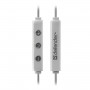 Наушники с микрофоном (гарнитура) DEFENDER Pulse 451, проводная, 1,2 м, вкладыши, для iPhone, белая, 63451